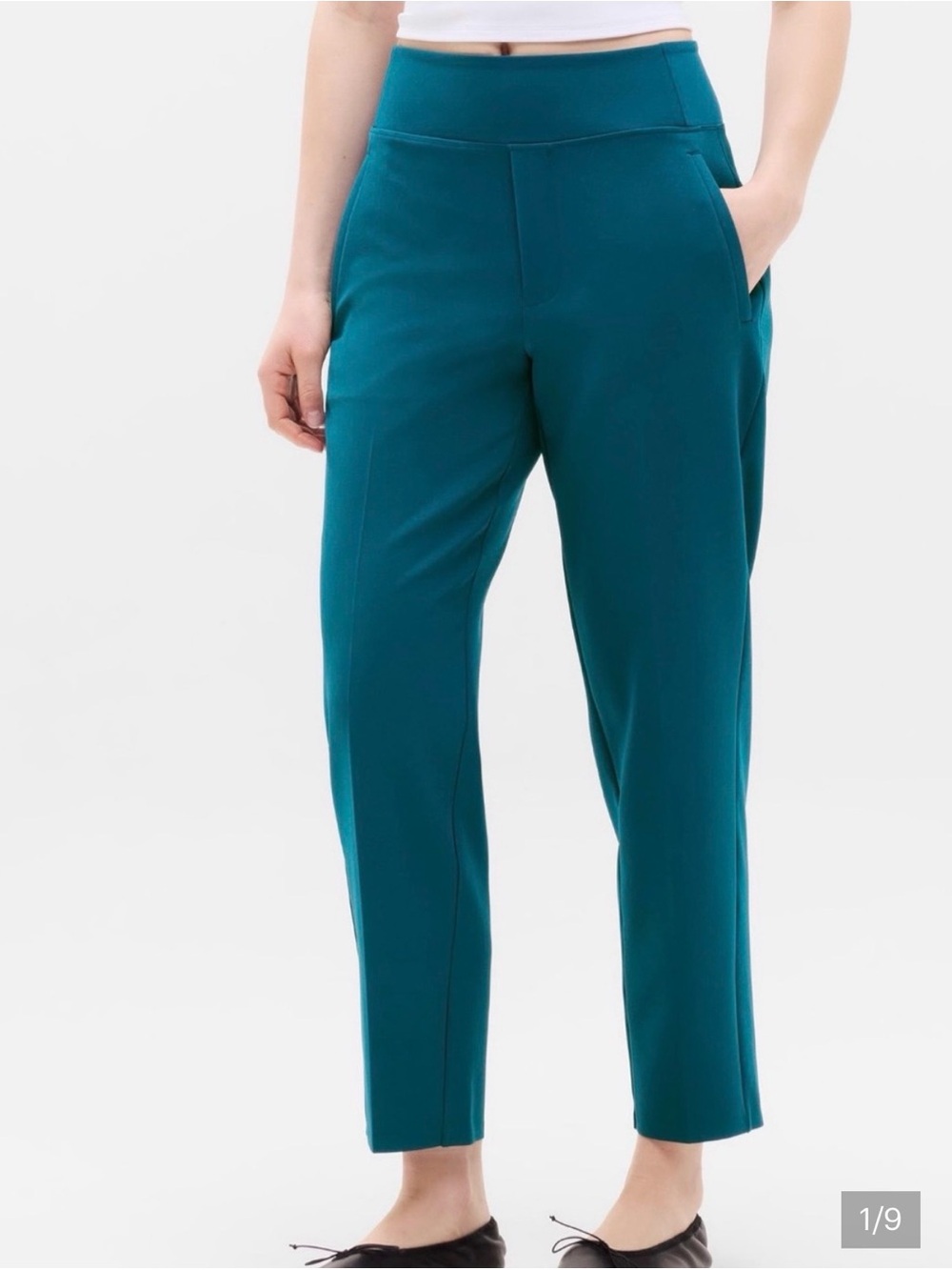 Athleta Endless High Rise Pants, 8 Regular, Coastal Blue
